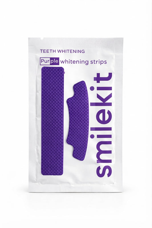 SmileKit – Purple Whitening Strips sachet