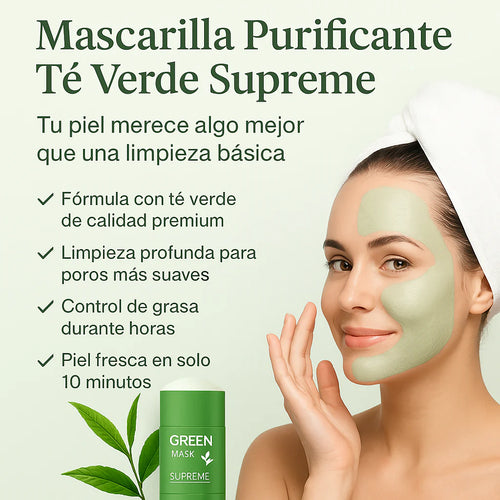 Mascarilla purificante de Té Verde