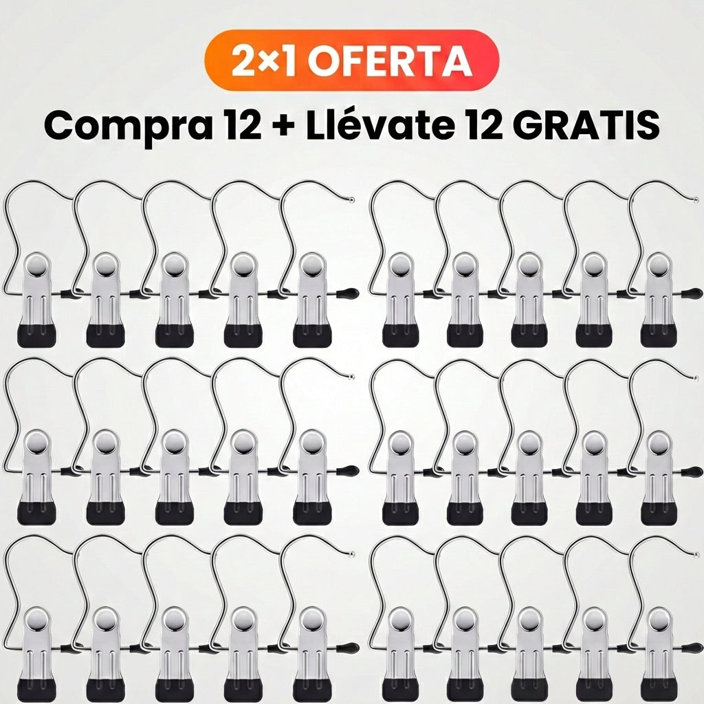 2x1 Pinzas 12+12 GRATIS