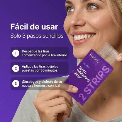 2x1 MilkyStrips® - Tiras Blanqueadoras Dentales Púrpura