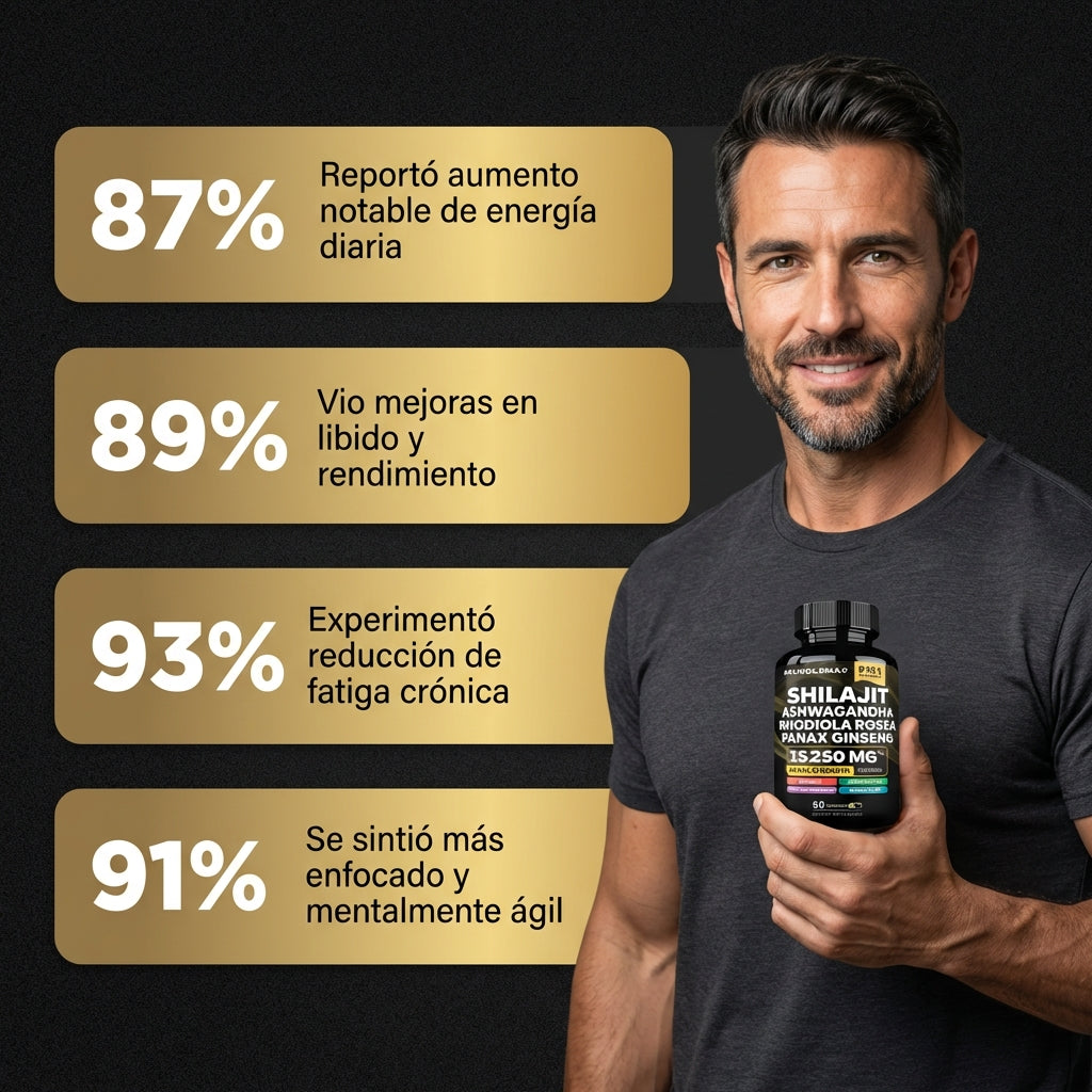 Shilajit 8 en 1 cápsulas